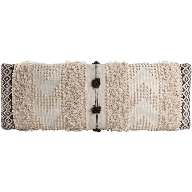 Livabliss Bollin Bohemian Upholstered Bench - 18" x 48" x 16"