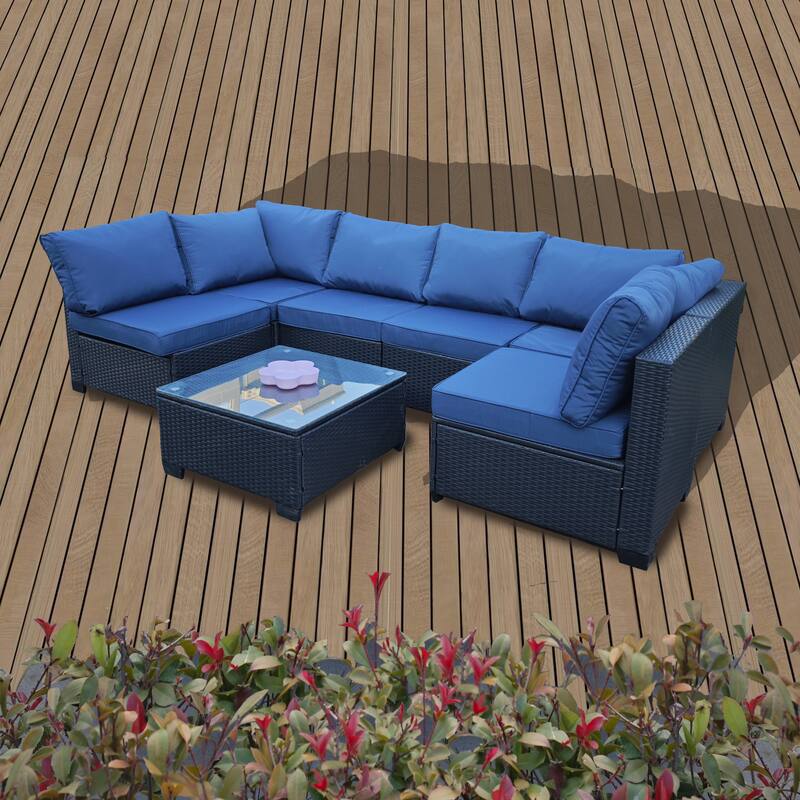 Seven-Piece Sofa Set