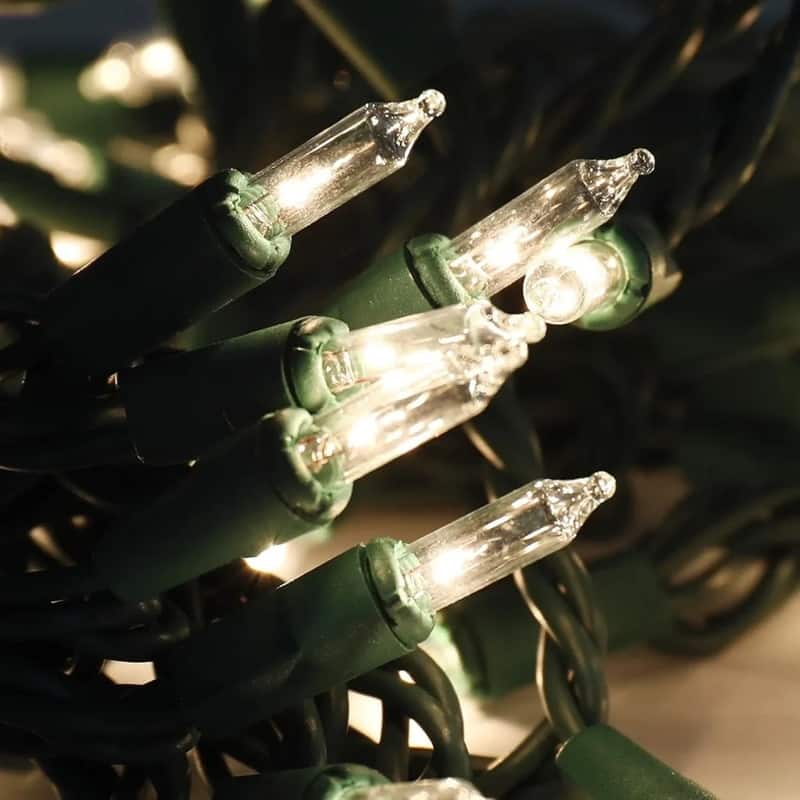 100-Count Clear White Christmas Light Set