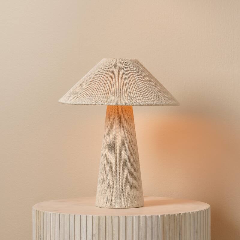 Alden Decor Arvin Jute Table Lamp
