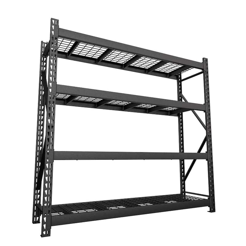 VEIKOUS Heavy Duty Metal Shelving Units, 2000 LBS Per Shelf Garage Storage Shelves with Adjustable Height - 90.75''×87.01''×72.24''