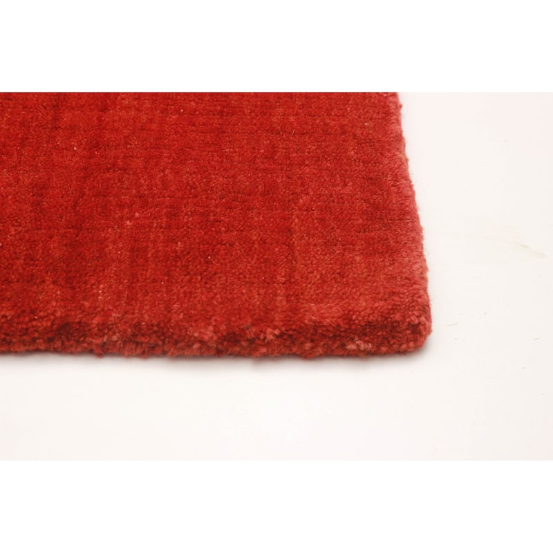 Kashkuli Gabbeh Red Rug 3'11" x 5'10" - 3'11 x 5'10