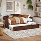 preview thumbnail 57 of 68, AFI Acadia Twin Size Daybed with Twin Trundle Walnut