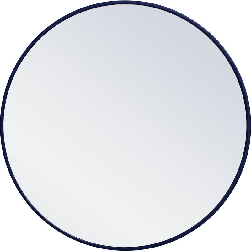 Elegant Lighting Eternity 28" Diameter Circular Beveled Metal Framed