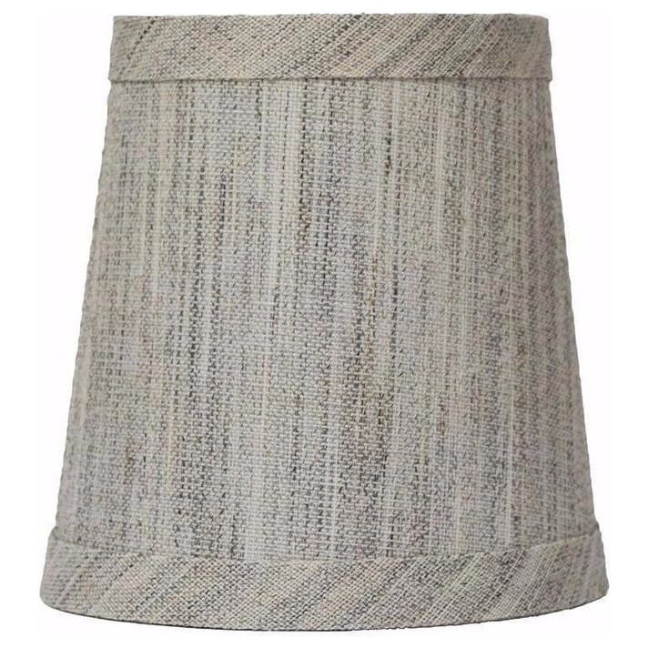 Linen Mini Chandelier Lamp Shade, Clip On, 4 inch Bottom Diameter, 4.75" Height