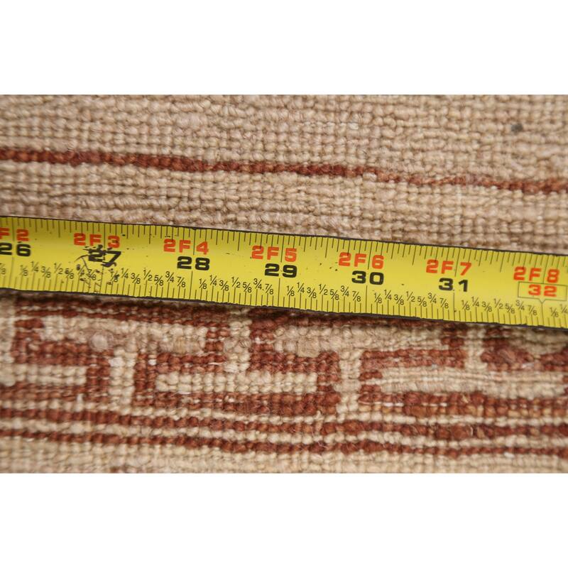 Geometric Bordered Oriental Gabbeh Kashkoli Area Rug Wool Hand-knotted - 3'2" x 5'3"