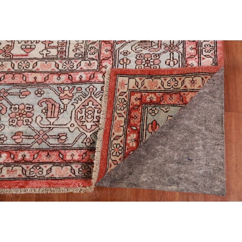 Vegetable Dye Heriz Serapi Oriental Large Rug Handmade Wool Carpet - 10'2"x 14'1"