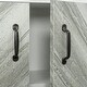 preview thumbnail 7 of 7, Nestfair Modern Sideboard Storage Cabinet with Open Shelves - 68 in. H