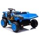 preview thumbnail 37 of 59, Two-Seat Construction Ride-On Vehicle with Rear Dump, MP3, and Remote Control