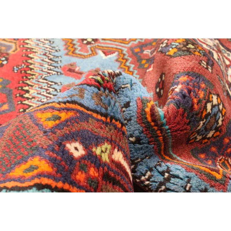 ECARPETGALLERY Hand-knotted Anadol Red Wool Rug - 4'3 x 5'3