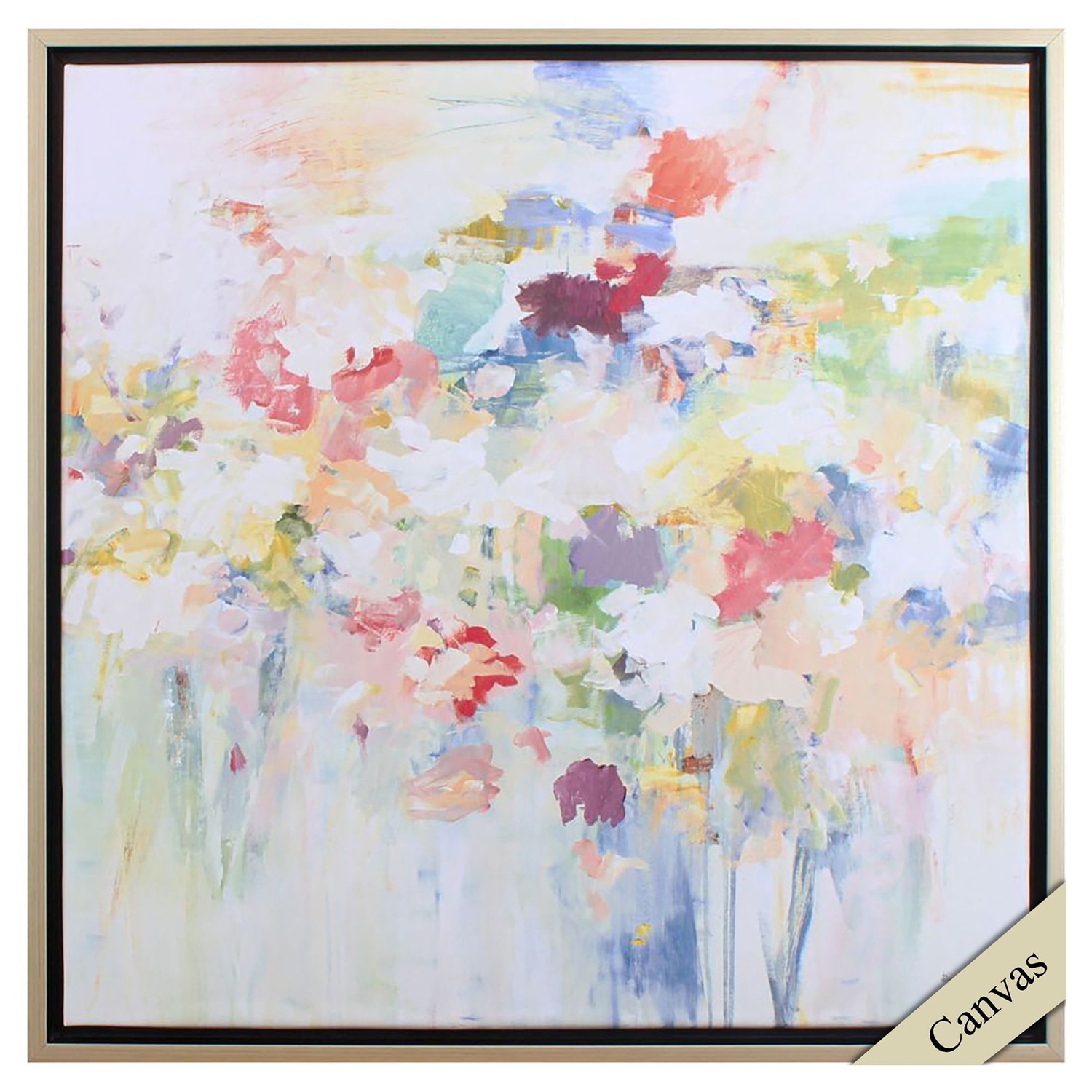 Floral Burst Abstract - Giclee on Canvas