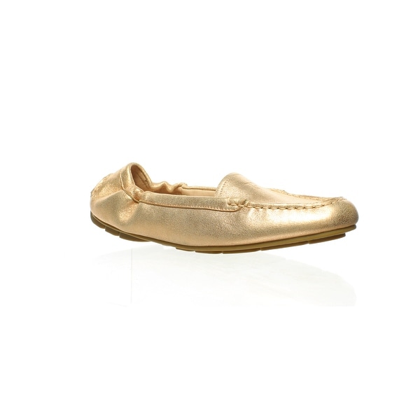 rose gold loafers womens