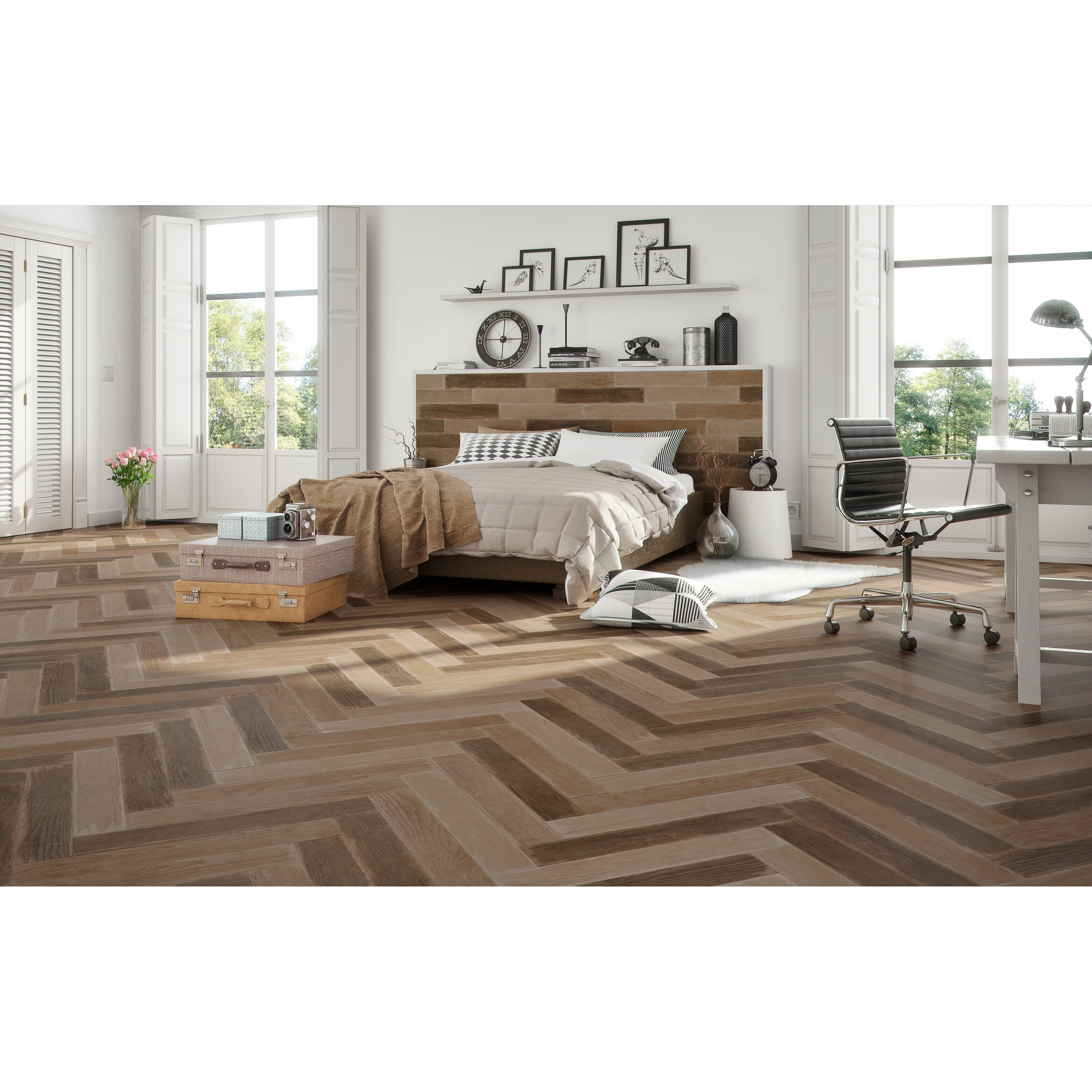 West End 6x24 Ash Matte Wood Look Plank Porcelain Tile - Floor