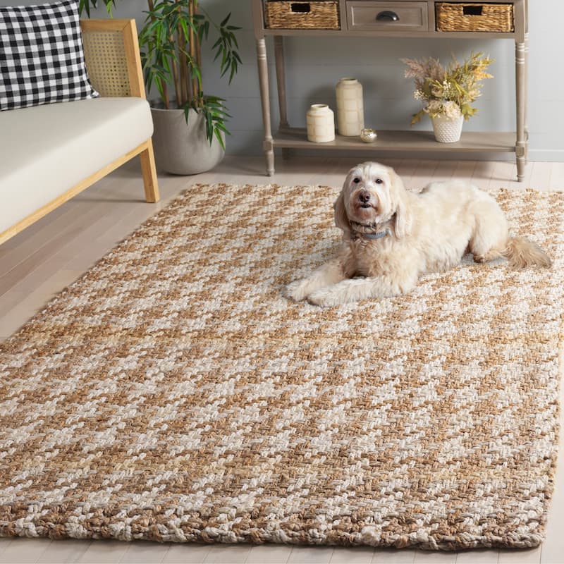 SAFAVIEH Handmade Natural Fiber Leagh Farmhouse Jute Rug