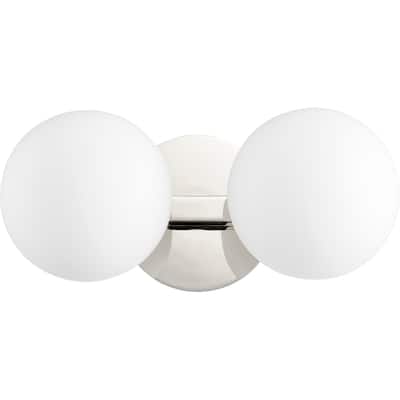 Quorum International 2 Light 14" Wide Bathroom Vanity Light with Satin