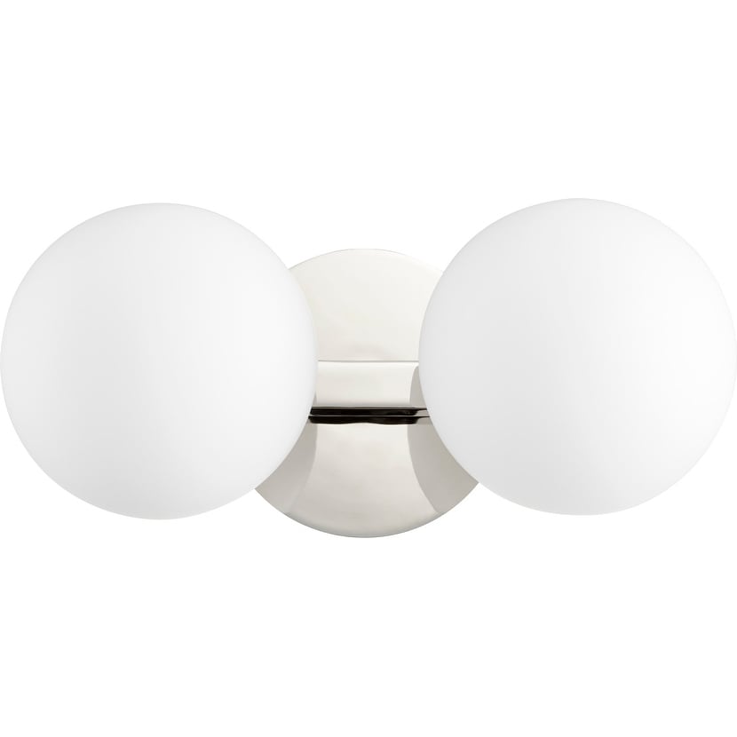 Quorum International 2 Light 14" Wide Bathroom Vanity Light with Satin
