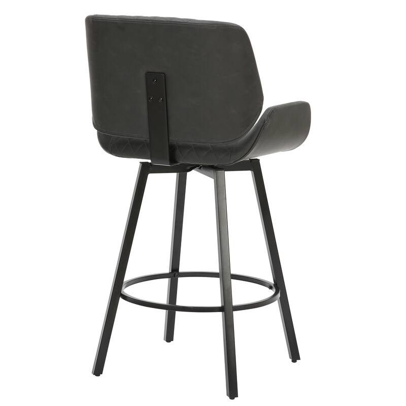 Modern 26" Counter Stool with Swivel, Set of 4