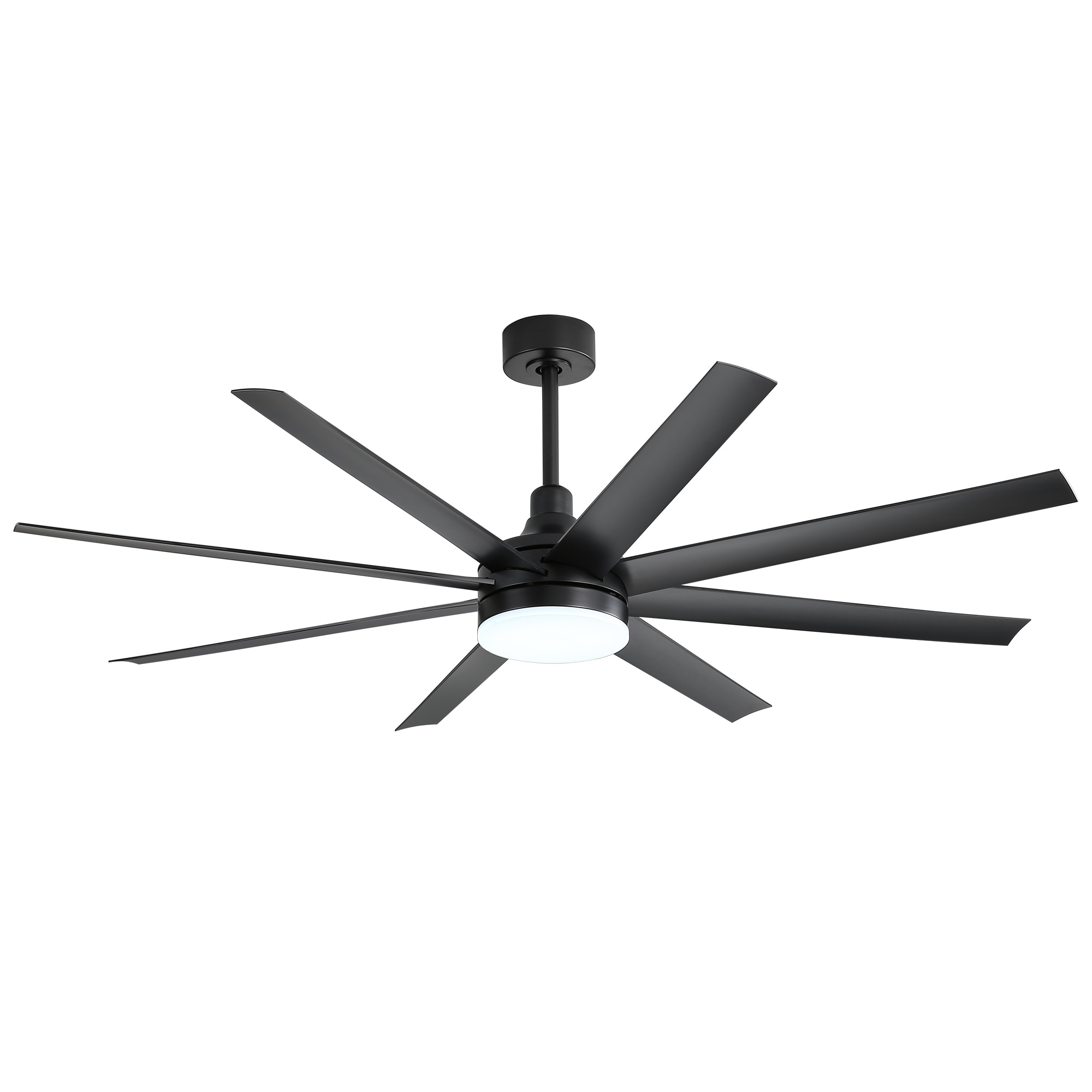 65-in Gold Indoor Ceiling Fan with Light Remote (8-Blade)