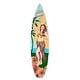 preview thumbnail 60 of 76, American Art Decor Surfboard Plaque Wall Sign