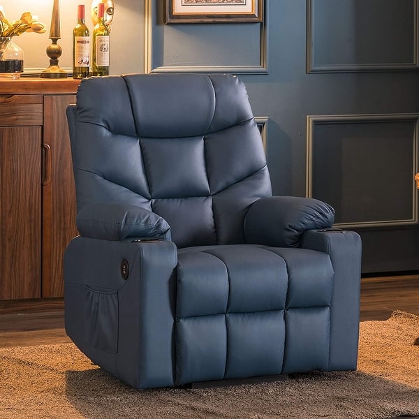 Mcombo Electric Power Lift Recliner Chair with Extended Footrest