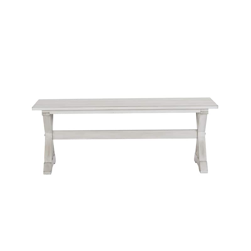 Jamestown Backless Wood Dining Bench