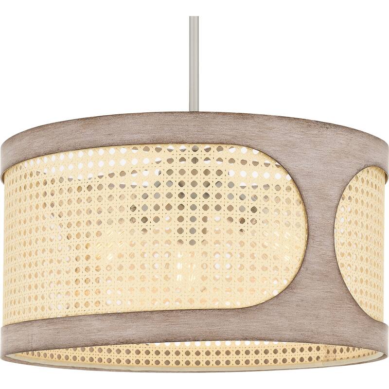 Syrah 3-Light Brushed Nickel Pendant - Brushed Nickel