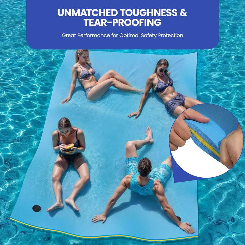 Moasis 3 Layer Floating Water Pad Foam Mat