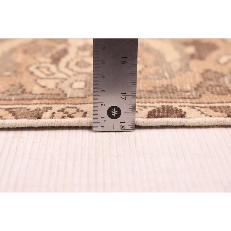 ECARPETGALLERY Hand-knotted Antalya Vintage Brown Wool Rug - 6'8 x 9'4