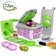 preview thumbnail 1 of 13, 13/14Pcs Vegetable Slicer Dicer Food Fruit Chopper Kitchen Cutter Tools 10.4*4.78*3.85" - Grey&Green