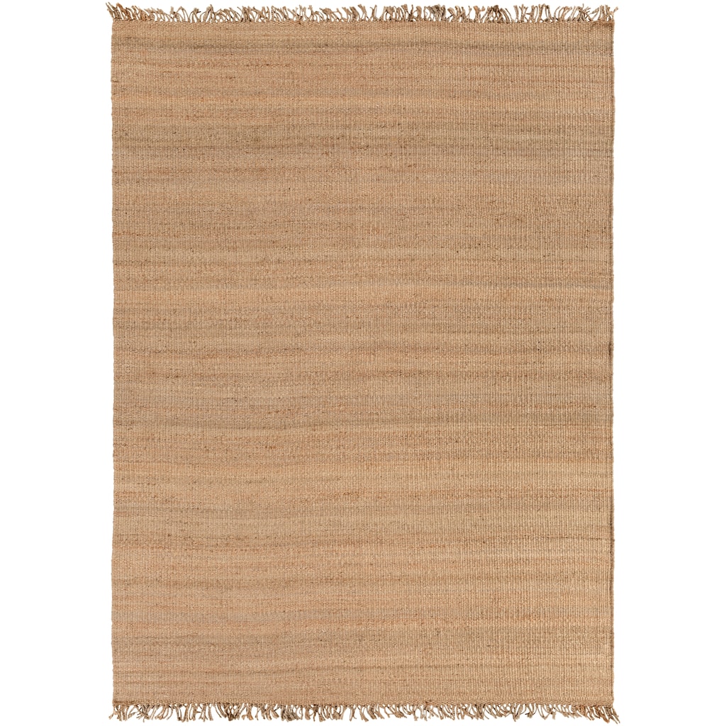 The Curated Nomad Duan Hand-woven Jute Natural Area Rug - 8' x 10'6"