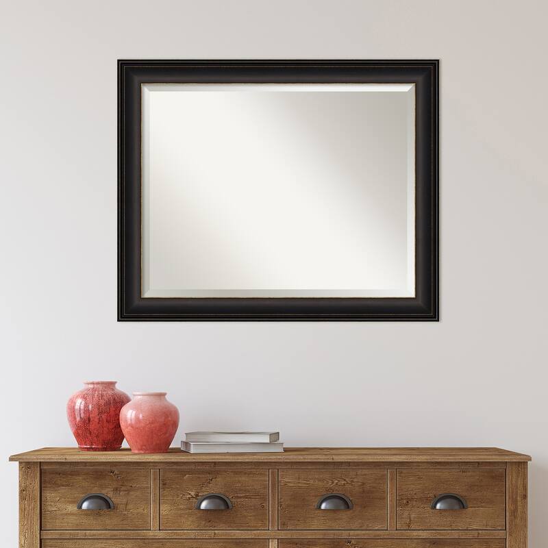 Beveled Wall Mirror - Trio Oil Rubbed Bronze Frame