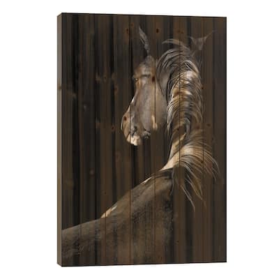 Sunstruck Print On Wood by Julie T. Chapman - Multi-Color