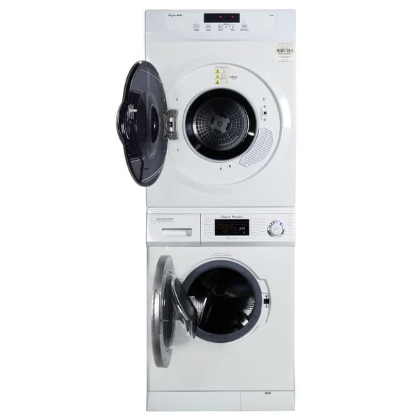 BLACK+DECKER 3.5-cu ft Portable Electric Dryer (White) in the