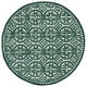 preview thumbnail 31 of 153, SAFAVIEH Handmade Cambridge Myrtis Moroccan Wool Rug 6' Round - Ivory/Green - Round