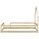 preview thumbnail 27 of 64, Twin Size Wood House-Shaped Headboard Floor Bed with Fences