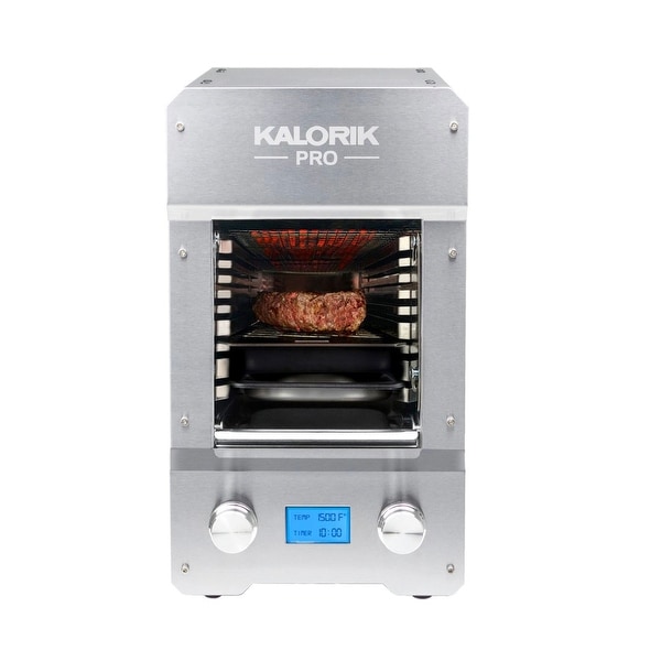 KALORIK Pro 1500 Electric Steakhouse Grill, Stainless Steel Refurbished. Opens flyout.