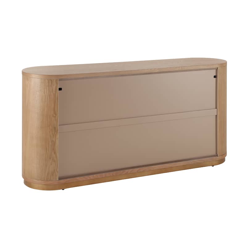 Christopher Knight Home - Valmont MDF 4 Doors Sideboard with Metal Base and Storage