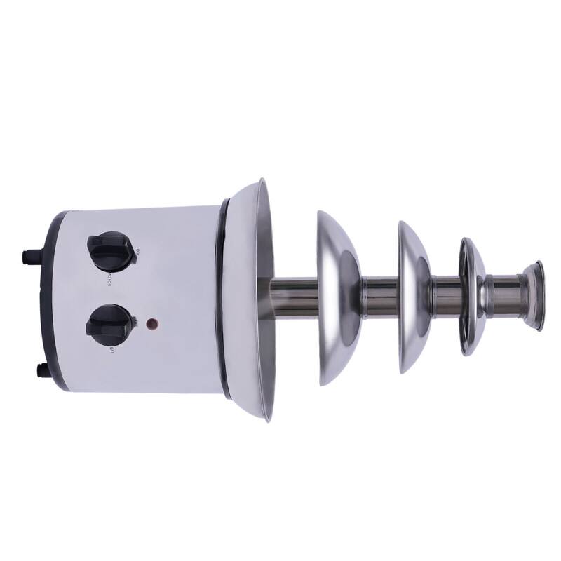 4Tier Stainless Steel Chocolate Fountain for Cheese Fondue On Sale