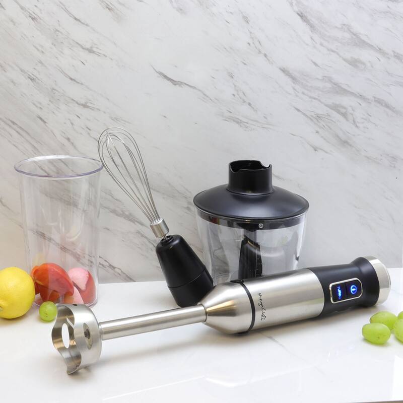 MegaChef 4 in 1 Immersion Hand Blender with Multi-Use Accessories