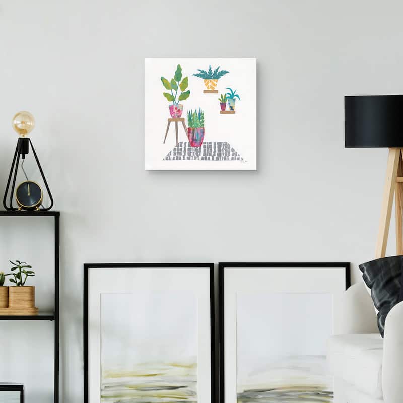 Namaste V by Courtney Prahl Canvas Art Print
