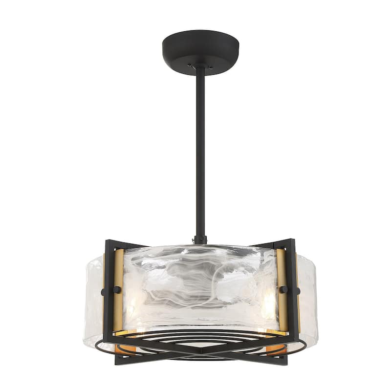 Savoy House 24-FD-1698 Hayward 4 Light 23" Wide LED Drum Chandelier