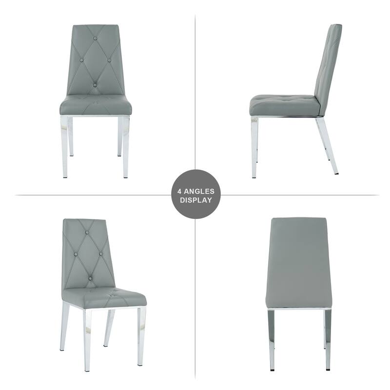 Set of 2 Modern Simple Dining Chair