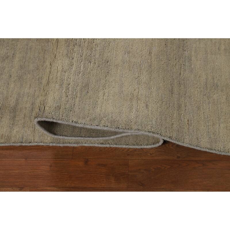 Gabbeh Modern Area Rug Hand-Knotted Wool Carpet - 4'9" x 6'7"