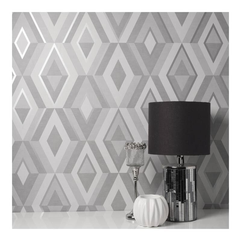 Fine Decor Shard Stone Geometric Wallpaper - 20.5 x 396 x 0.025