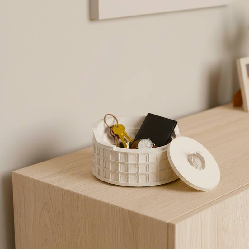 Roman Colosseum Desktop Tray Organizer