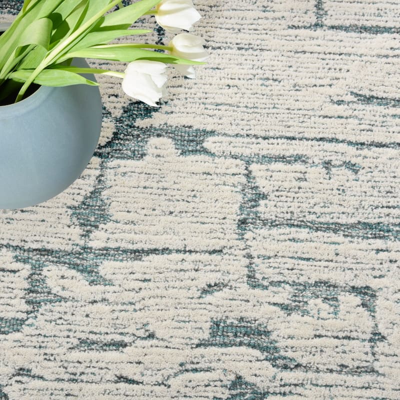 Calvin Klein Sculptural Contemporary Abstract Area Rug