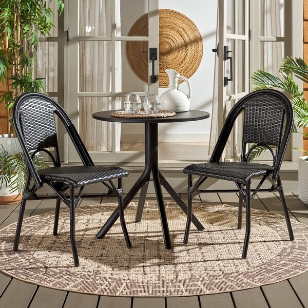SAFAVIEH Outdoor Patio Furniture Torino Side Chair (Set of 2) - 21