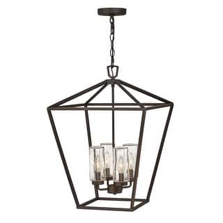 Hinkley Lighting Alford Place 4 Light 17" Wide Open Air Taper Candle