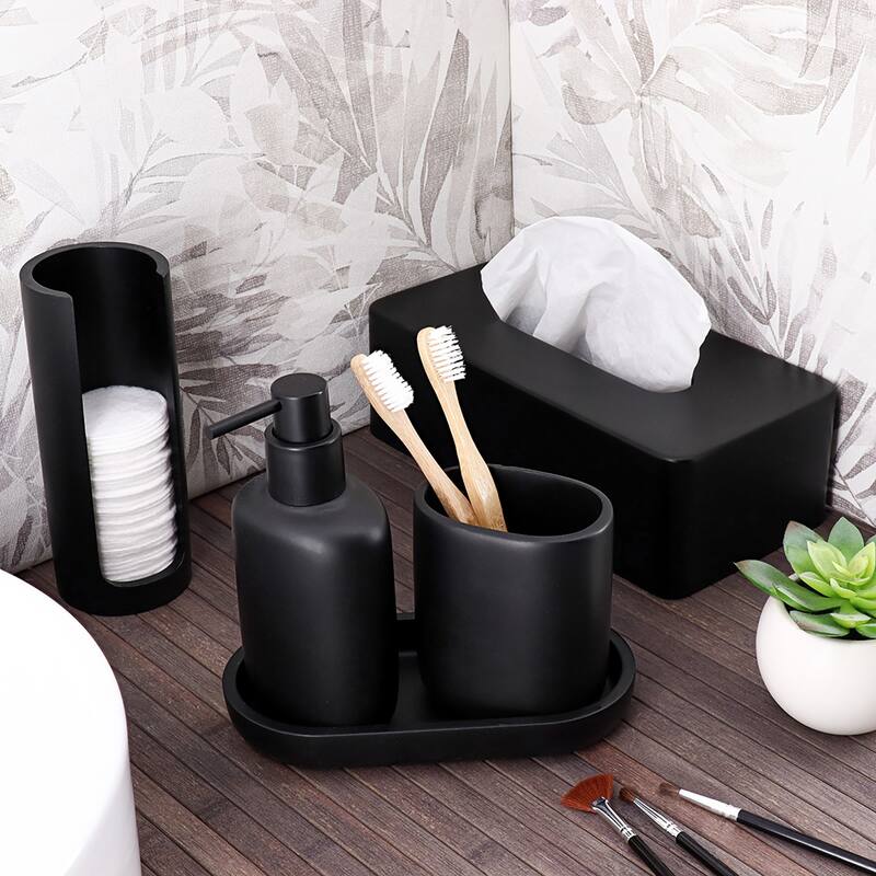 6-Piece Minimalist Bathroom Accessory Set