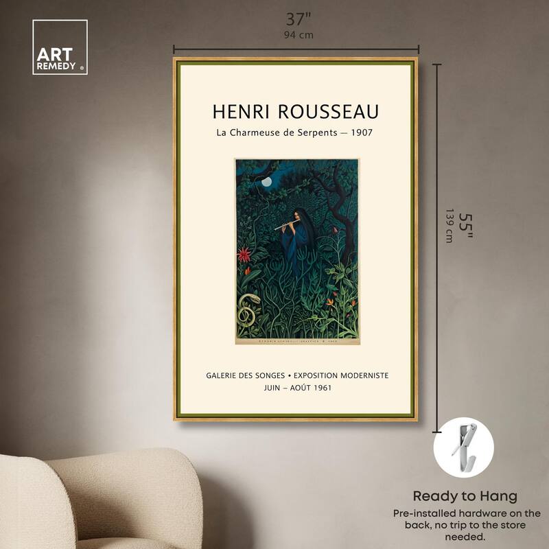 Rousseau's Jungle Dream Canvas by Art Remedy
